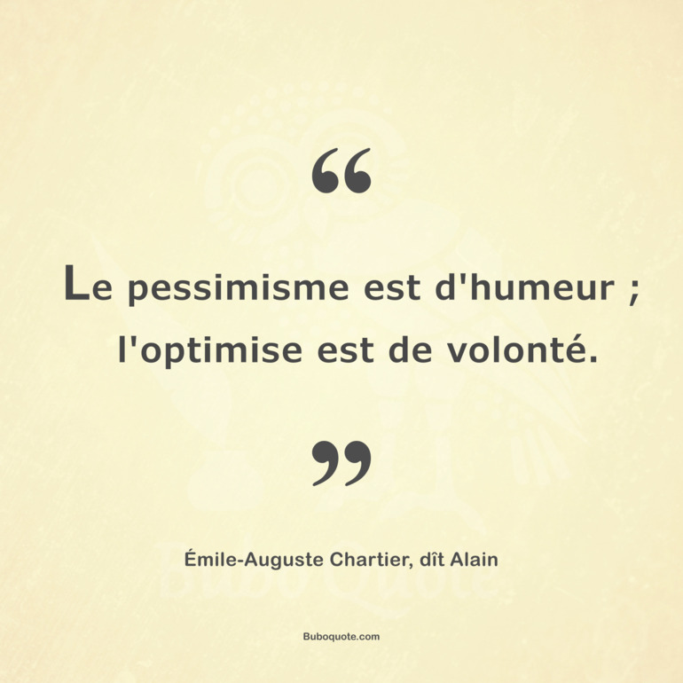 Citations Sur L Optimisme