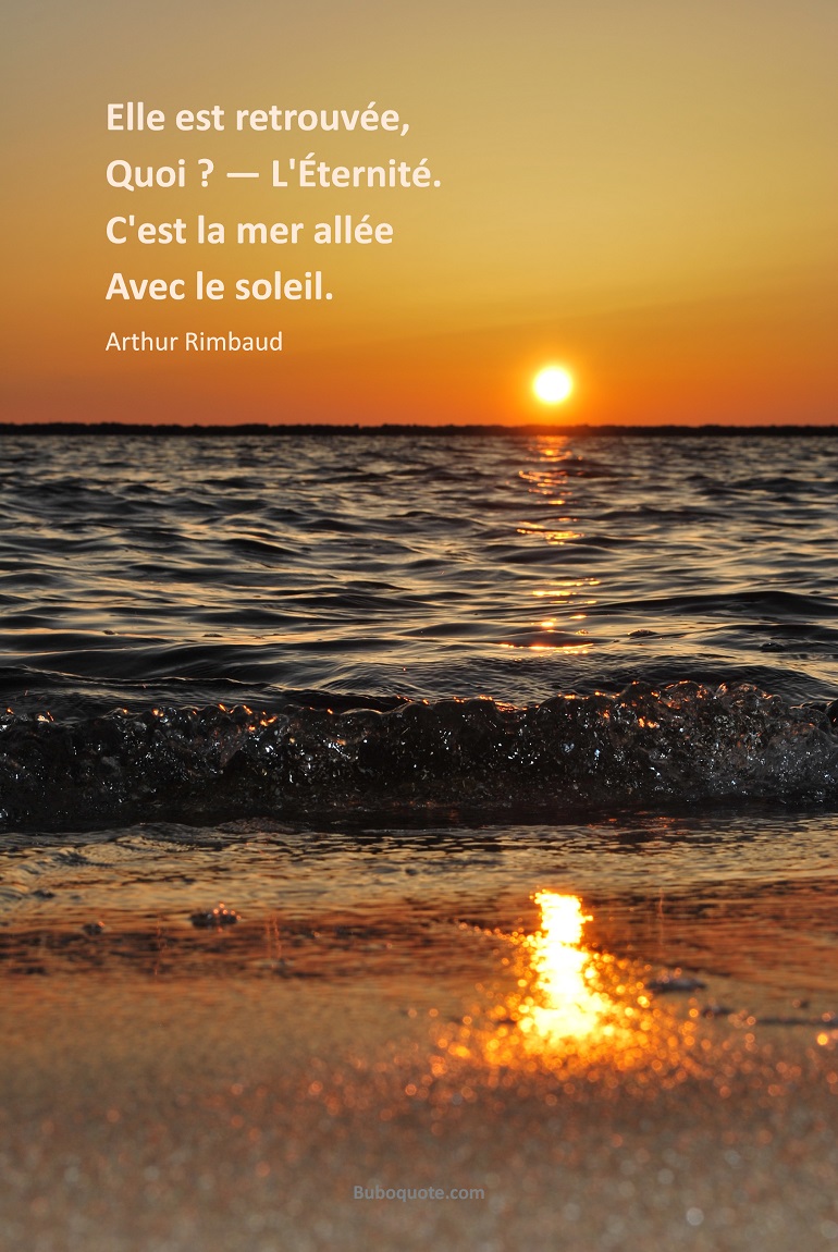 Entschuldigung Kamel Duftend citation coucher de soleil sur la mer ...