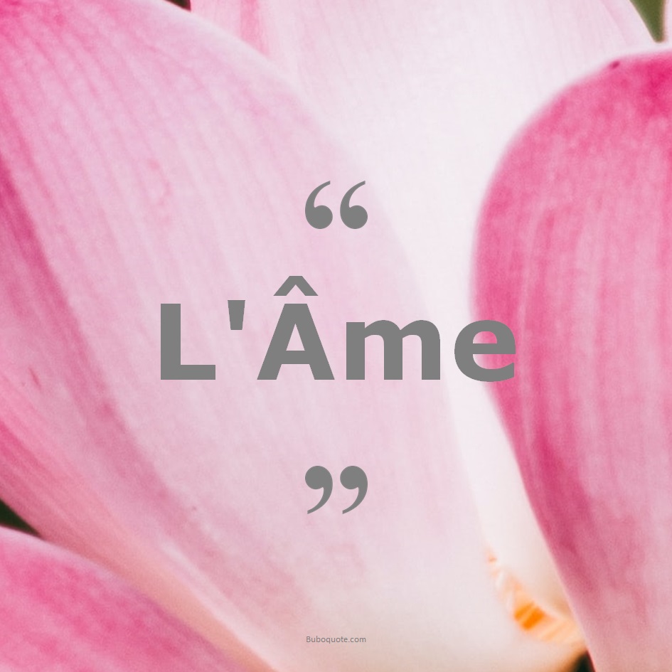 Citations sur le thème : Âme