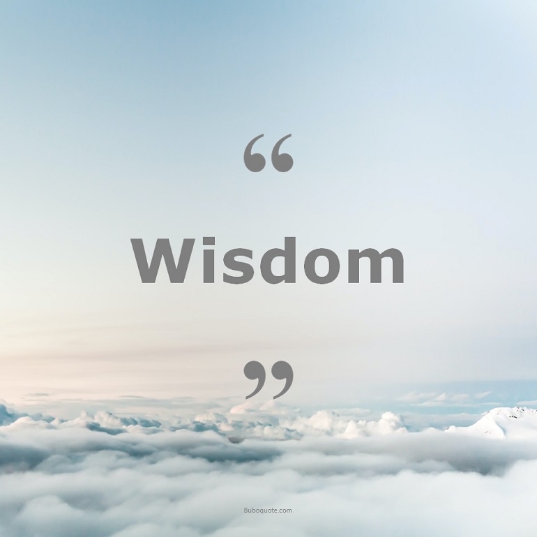 Quotes for: wisdom