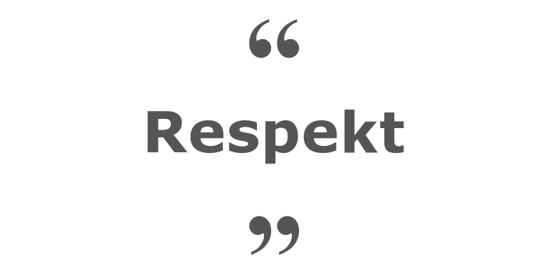 Zitat respekt 