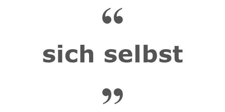 Zitate zum Thema: Sich selbst